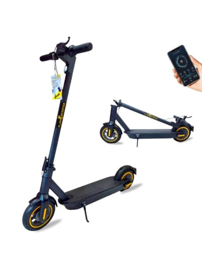 فلاش سكوتر كهربائي مع رمز الاستجابة السريعة ، 10 بوصة ، 35 كم/ساعة السرعة القصوى ، التحكم الذكي في تطبيق الهاتف المحمول - Image 4