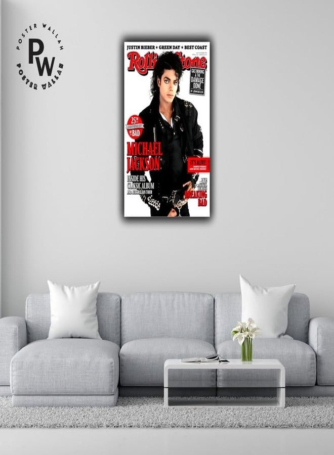 POSTER WALLAH Michael Jackson Poster for Home Office and Student Room Wall | Aesthetic Poster | Wall Decor MCHLJCKSN09 (18X12 inch) - Image 2