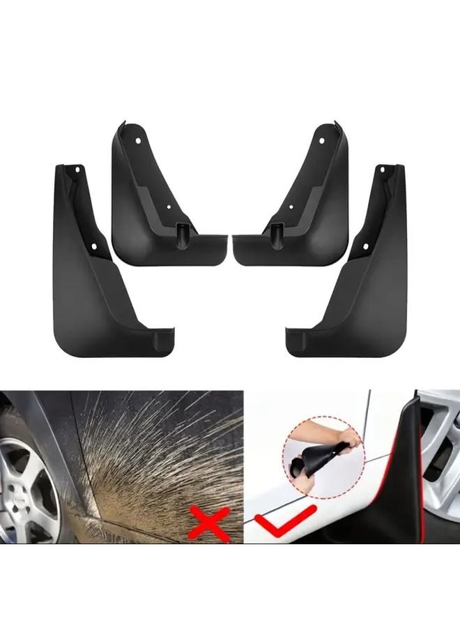 فولفو إي إكس 30 2025 لوحات الوحل 4 قطع متينة للحماية الشاملة في جميع الأحوال الجوية أمامية وخلفية - Image 4