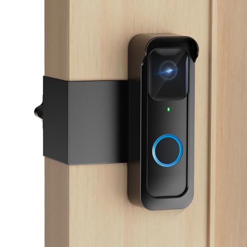 Satisure Blink Doorbell Mount, Anti-Theft Doorbell Mount for Blink Video Doorbell 1st Gen(Not for 2nd Gen), No Block Sensor & Night Vision, Blink Doorbell Camera Mount Bracket with Rain Cover - Image 1