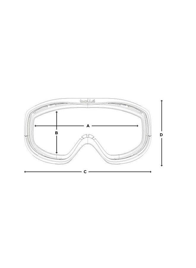 Bolle Sierra White Pink Shiny/Vermillon Gun Cat.2 Smallmedium Snow Goggles Feminineadult  - Image 5
