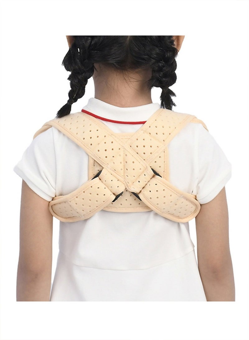 Clavicle Support, Posture Corrector, Kids Back Brace Shoulder Belt for Injuries and Fractures and Shoulder Support Strap for Upper Back Straightening - Image 1