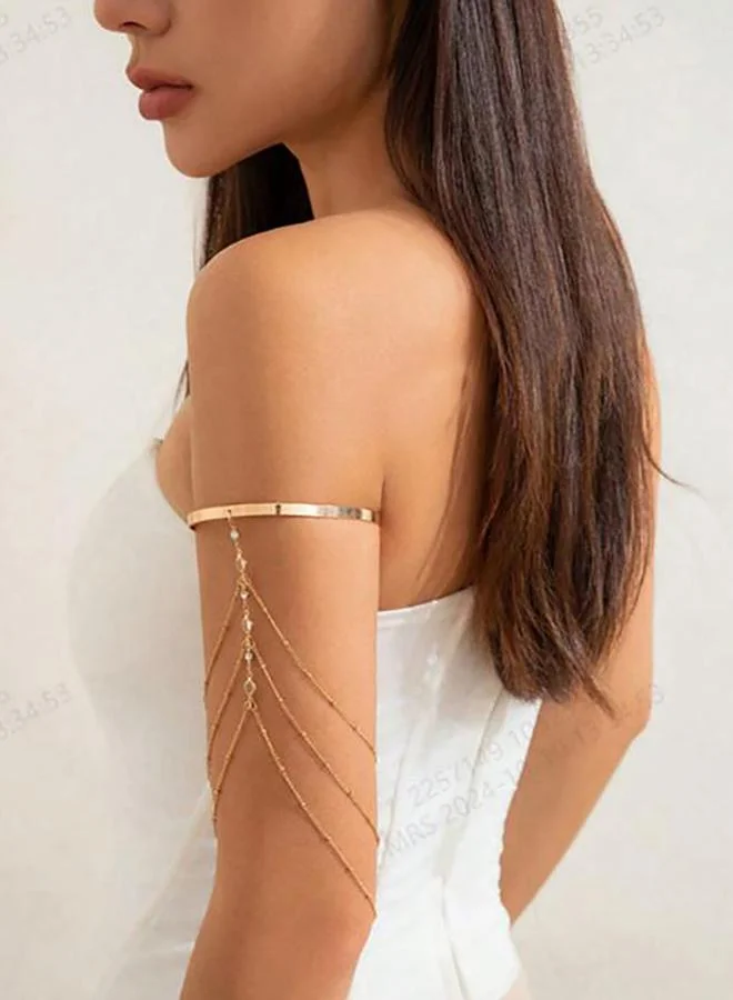 Take Two Layered Chain Arm Cuff