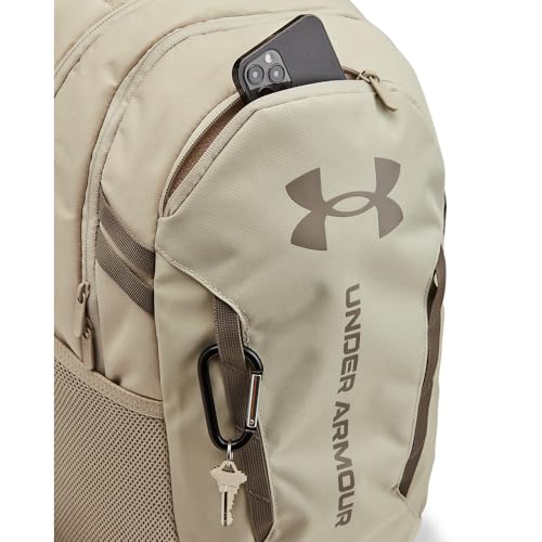 Under Armour Unisex-Adult Hustle 6.0 Backpack, (289) Khaki Base/Khaki Base/Taupe Dusk, One Size Fits Most - Image 2