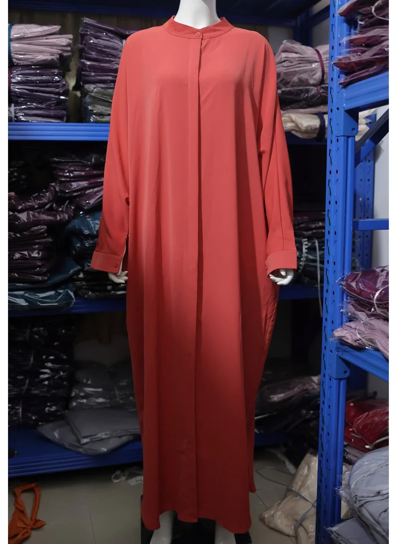 إسكدنيا Women's Muslim Clothes Abaya Dress Robe Long Pan Prayer Clothes for Muslim Women Modest Islamic Dubai Abayas Outfits for Id al-Fitr Corban Festival Red