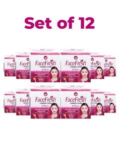 Face Fresh Set of 12 Fairness Cream - Reduces Acne, Blemishes & Dark Spots, Brightens Face Tone - For All Skin Types 70g 