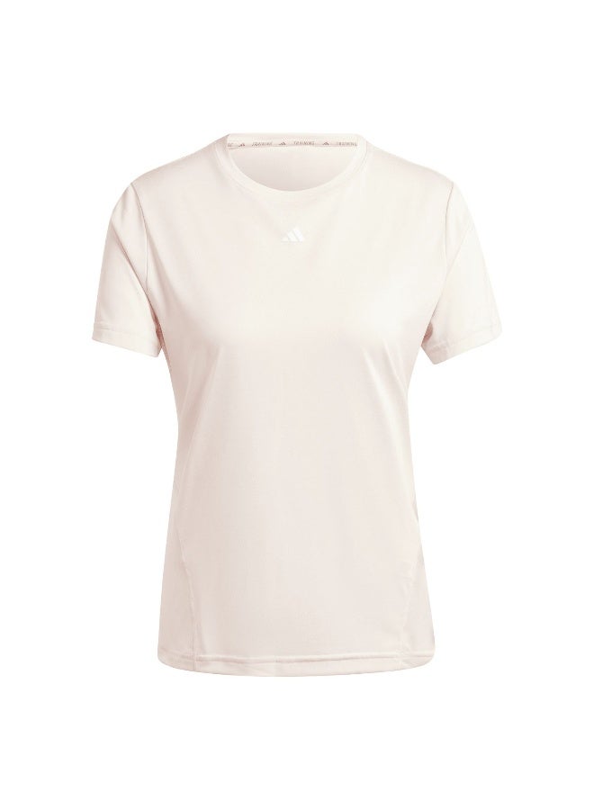 Adidas adidas Wtr D4T T Pink Training T-Shirts 2XS - Image 1