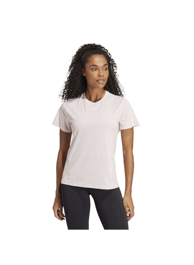 Adidas adidas Wtr D4T T Pink Training T-Shirts 2XS - Image 3