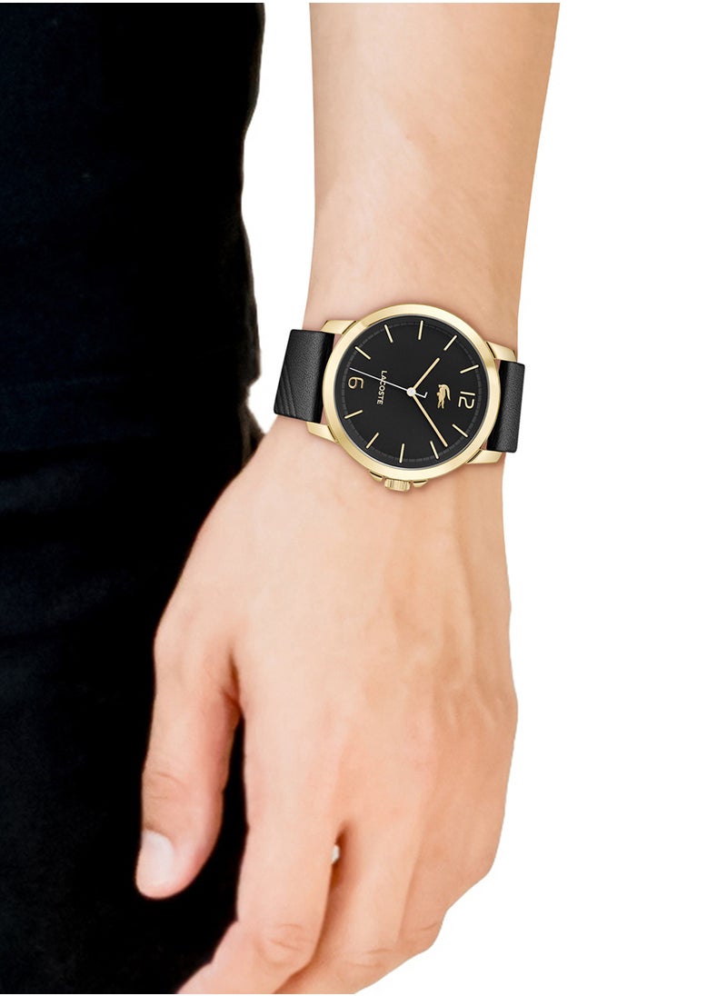 LACOSTE Round Analog Men's Black Case Wrist Watch - 2011276  - Image 4
