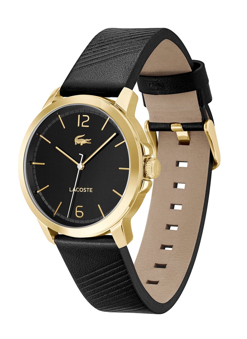 LACOSTE Round Analog Men's Black Case Wrist Watch - 2011276  - Image 2