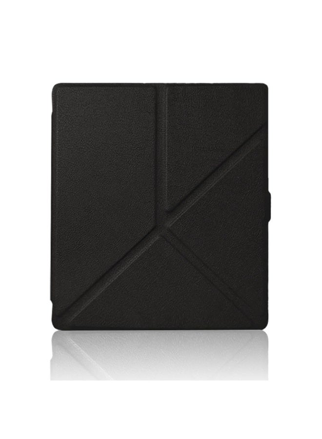 عام غطاء حامل متوافق مع Onyx Boox Go Color 7 (الجيل الثاني) 2025: غلاف جلدي متعدد الزوايا مع تصميم أوريغامي واقٍ. - Image 1