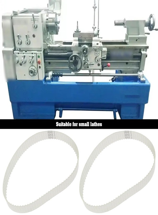 أوتوتك حزام محرك مخرطة OTOTEC قطعتين بطول 1.5 متر × 90 سنًا وطول 424 مم، حزام توقيت مخرطة صغيرة، ملحق ناقل حركة شفاف من البولي يوريثين لمخرطات صغيرة 0618 0618?3B - Image 3