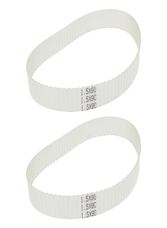 أوتوتك حزام محرك مخرطة OTOTEC قطعتين بطول 1.5 متر × 90 سنًا وطول 424 مم، حزام توقيت مخرطة صغيرة، ملحق ناقل حركة شفاف من البولي يوريثين لمخرطات صغيرة 0618 0618?3B - Image 1