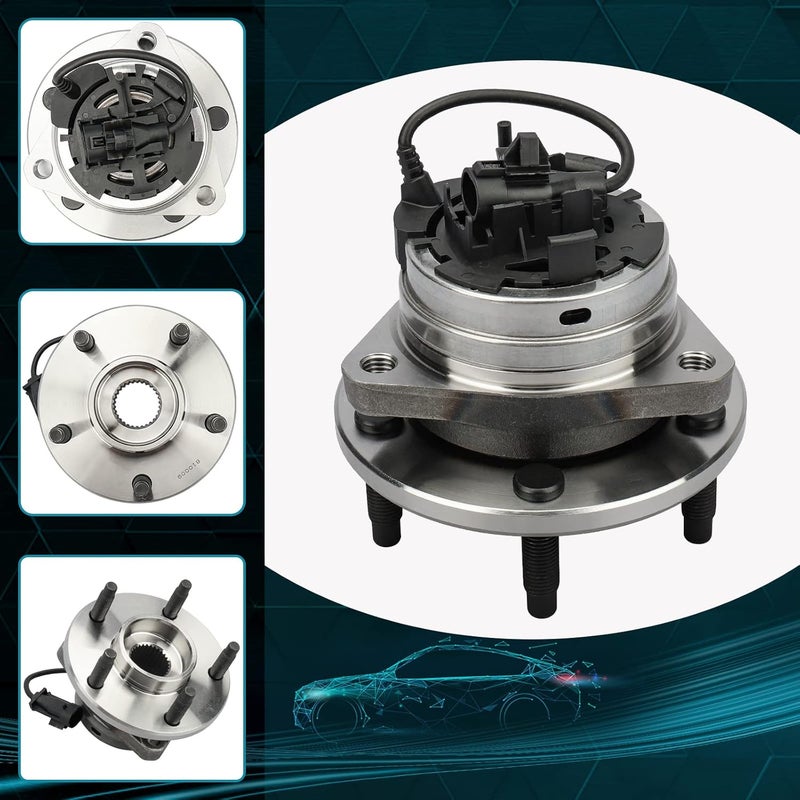 IRONTEK 513214x2 Front Wheel Hub Bearing Assembly for Chevrolet Malibu and Pontiac G6 - Image 3