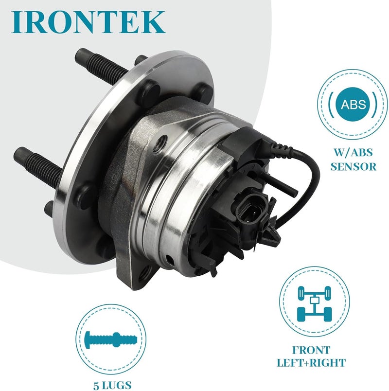 IRONTEK 513214x2 Front Wheel Hub Bearing Assembly for Chevrolet Malibu and Pontiac G6 - Image 2