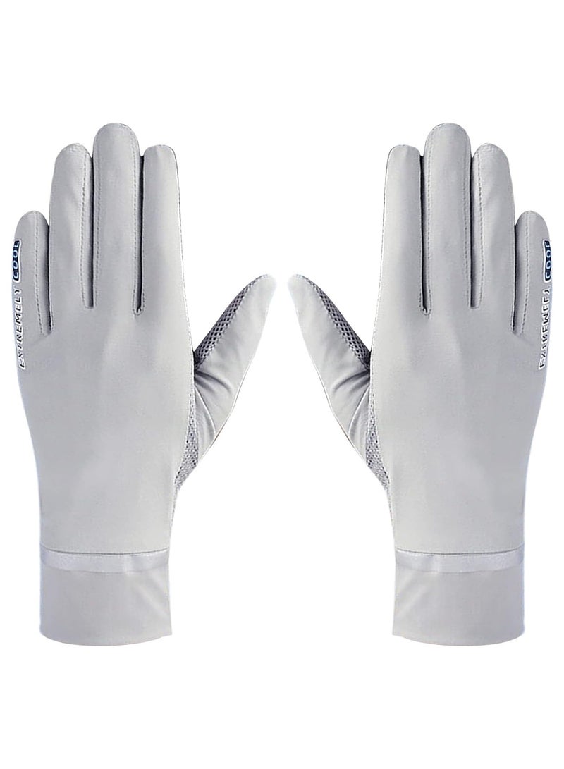 general Women's Summer UPF 50+ UV Sunscreen Gloves Mesh Cool Breathable Touchscreen Anti-slip Gloves for Driving, Cycling - Image 3