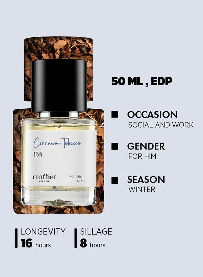 Craftier Perfume Inspired-Spicebomb Extreme for Men CINNAMON TOBACO - Inspired of-SPICEBOMB EXTREME, Eau De Parfum for Men - 50ml, Long Lasting Spicy Fragrance Upto 16 Hrs, Travel Size Men's Perfume for Men | Best Price UAE