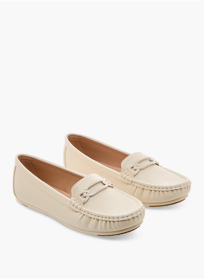 Le Confort Metal Accent Slip-On Loafers  - Image 1