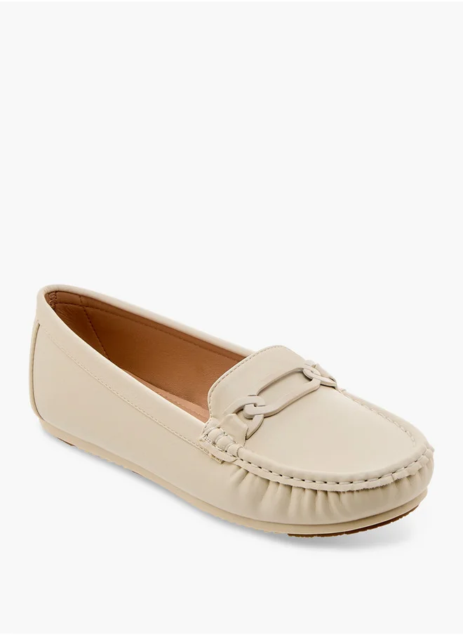 Le Confort Metal Accent Slip-On Loafers