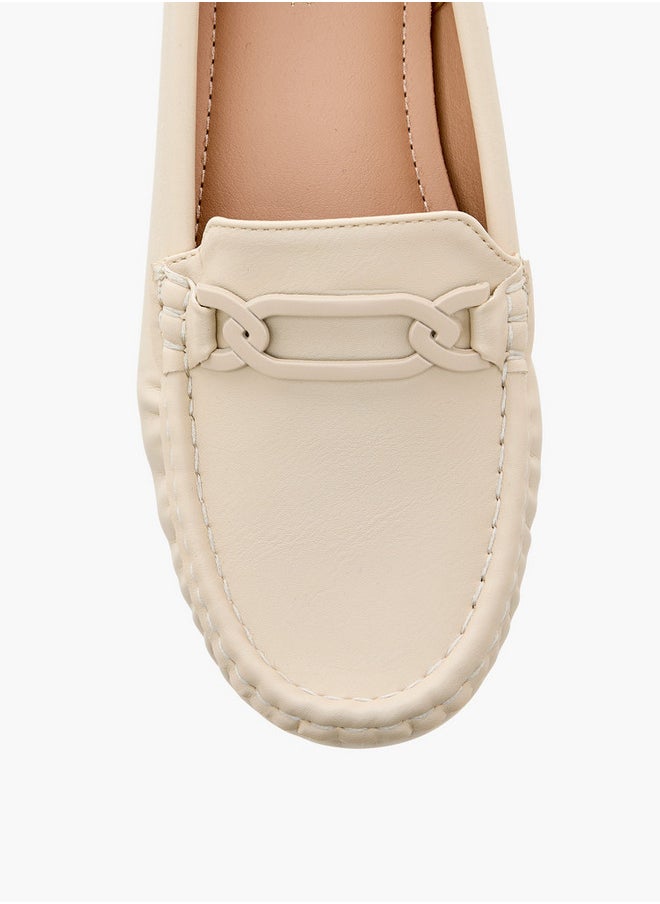 Le Confort Metal Accent Slip-On Loafers  - Image 5