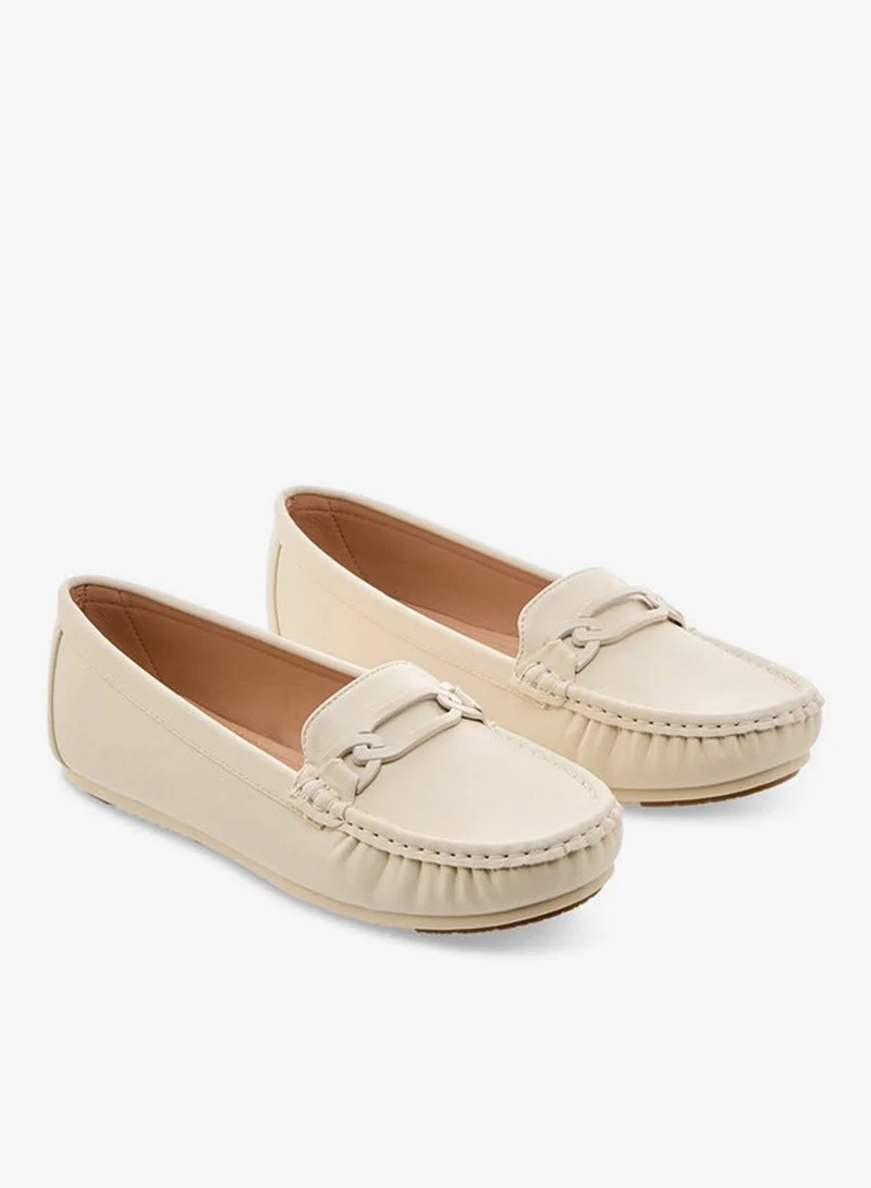 Le Confort Metal Accent Slip-On Loafers