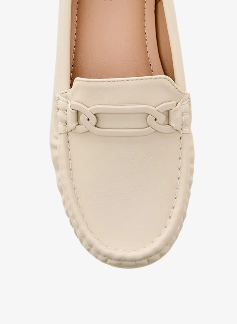 Le Confort Metal Accent Slip-On Loafers