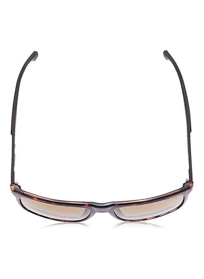 كاريرا نظارة شمسية كاريرا مربعة للجنسين بعدسات بنية - CR 8032/S 0086 SP 57 مم - Image 4