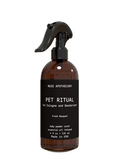 Pet Ritual Pet Cologne Spray For Dogs  Dog Perfume Spray Long Lasting After Bath  Pet Perfume For Dogs  Pet Deodorant Spray For Dogs  Essential Oils Infused  4Oz, Fresh Bouquet - pzsku/ZE0C65AB2F7EBC89E0787Z/45/_/1726220374/fef3185a-ca9d-46e5-b2a0-349ede31d2d2