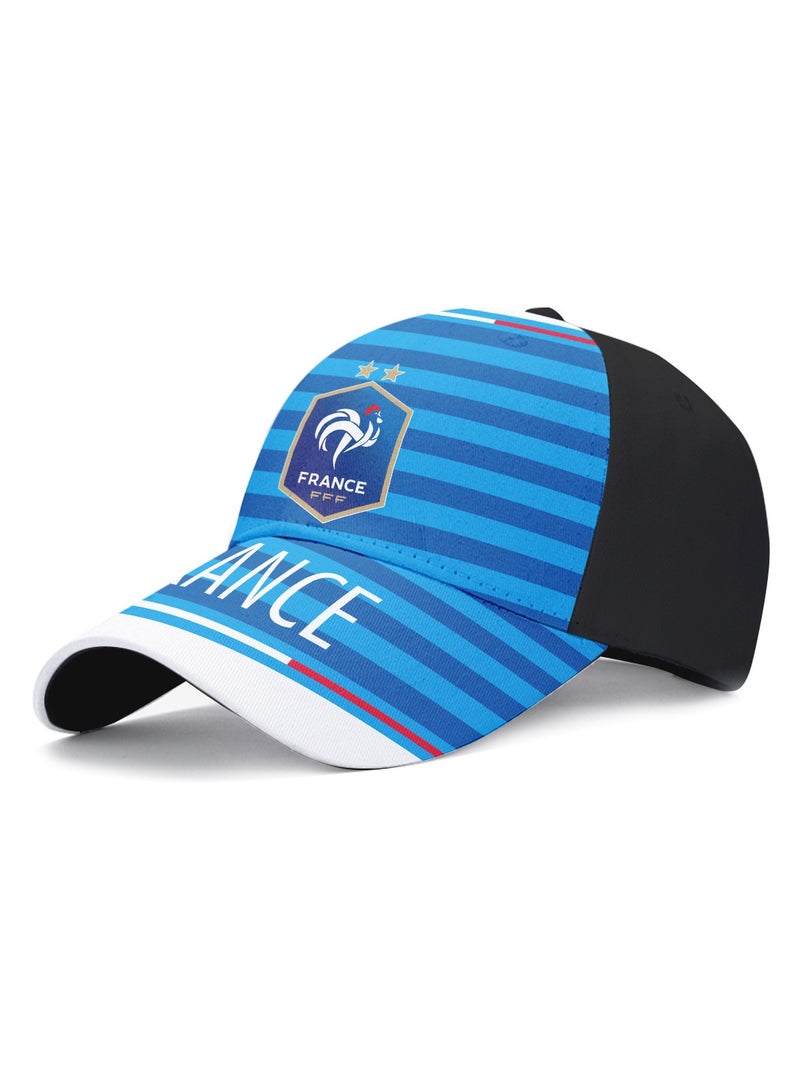 KUYING Football World Cup Baseball Hat National Team Argentina Brazil France Ltaly England Sunshade Duck Tongue Hat 