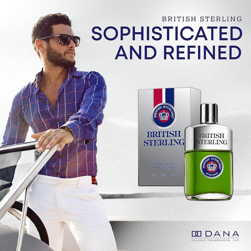 Dana British Sterling Aftershave for Men - 3.8 Ounces - Image 2