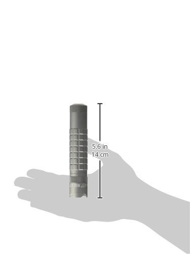 Maglite Mag-Tac LED 2-Cell CR123 Flashlight - Crowned-Bezel, Urban Gray - Image 3