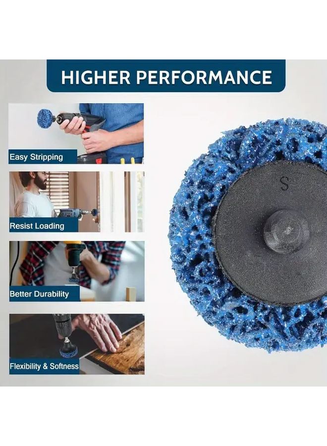 30pcs Quick Change Sanding Wheel Set 2 Inch For Rust Paint Removal Polishing Grinding - Image 4