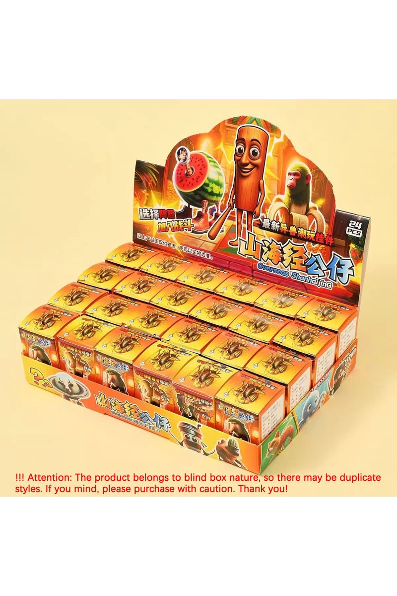 جديد 24 قطعة صندوق أعمى برينروت الإيطالي الجديد لعبة Tungtungtung Sahur Tralarero Tralala Bombardinocrocodil