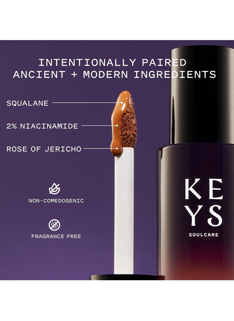 keys Keys Soulcare It's Like Skin 2-In-1 Concealer + Tint, Brightens & Blurs with Niacinamide & Squalane for Radiant Skin, Vegan, Cruelty-Free, 1 Fl Oz  - Image 2