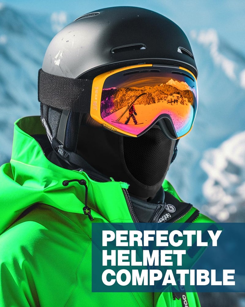 JOEYOUNG Balaclava Face Mask with Breathable Mesh, Moveable Design Ski Mask for Winter Cold Weather Ski Snowboarding Working Men Women Black - Image 5
