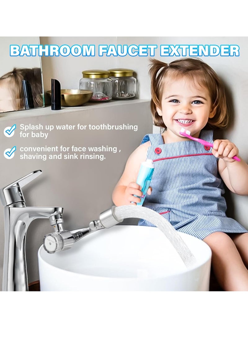 Water Filter for Sink Faucet,1080° Rotating Tap Extender, Remove Chlorine, Taste,Odor More Than 99% Relieve Dry, Rough&Itchy Senstive Skin for Bathroom Face Wash