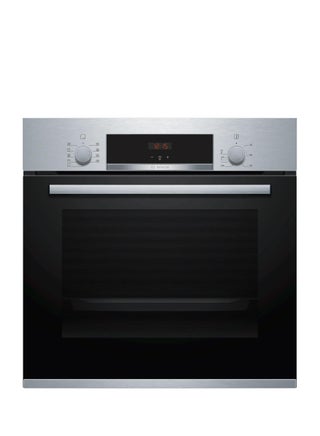 Series 4 Built-In Oven 60 cm, 66L Capacity, 8 Heating Modes, Fast Preheat - Stainless Steel ( HBJ534ES0 ) HBJ534ES0 Silver