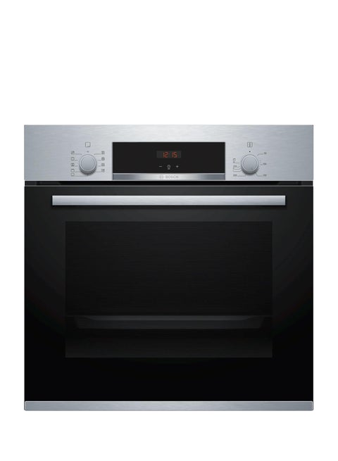 Series 4 Built-In Oven 60 cm, 66L Capacity, 8 Heating Modes, Fast Preheat - Stainless Steel ( HBJ534ES0 ) HBJ534ES0 Silver