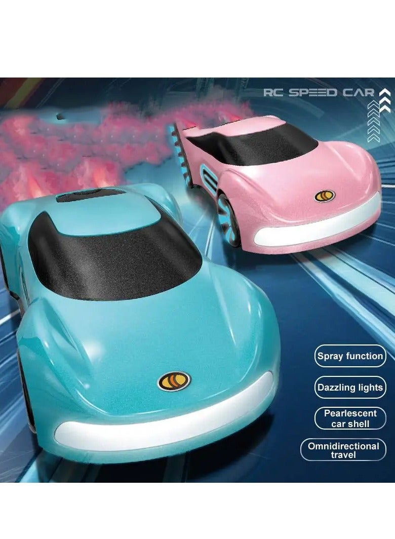 BlueFire 2025 New 2.4G Dual Control RC Stunt Car – 120M Remote Control, Gesture Sensing, Mist Spray Effect, Flashing LED Lights, Music, 4-Channel Drift & Flip Toy – 50 Min Playtime, 1:16 Scale – Ready-to-Use for Kids & Adults (Ages 8+)  - Image 2