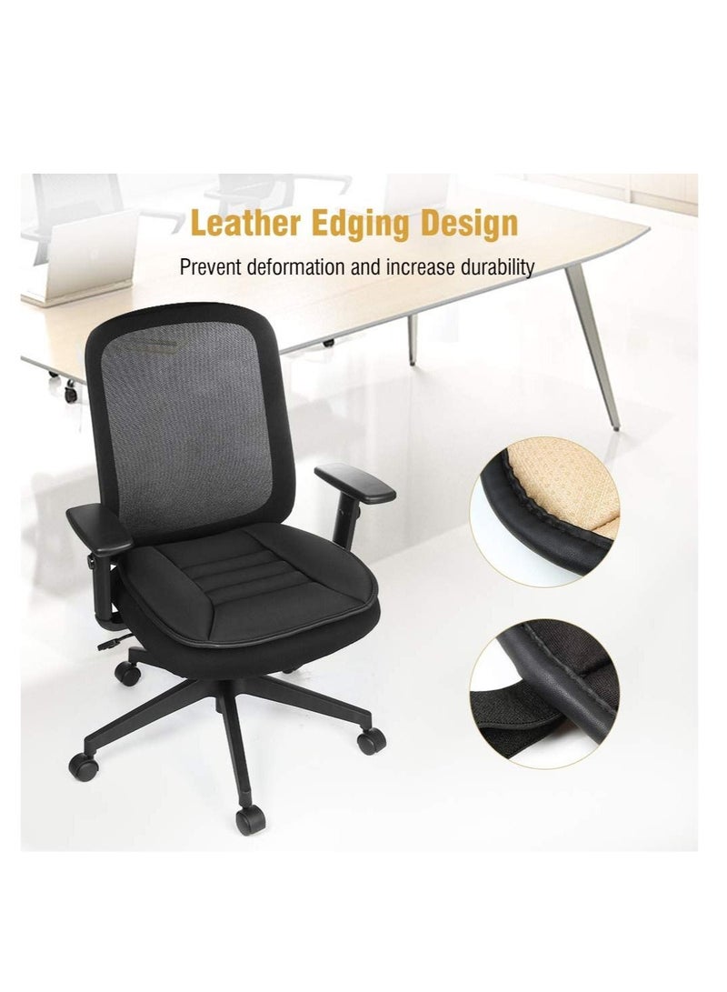 Excefore Premium Car Seat Cushion, Comfort Memory Foam Driver Seat Cushion, Lower Back Pain Relief, Suitable for Car Seat Driver, Office Chair (Black) - Image 4