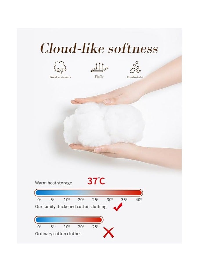 بي إيان المرأة سترة سحاب معطفة سميكة الشتاء معطفة سترة دافئة سترة (L) - Image 3