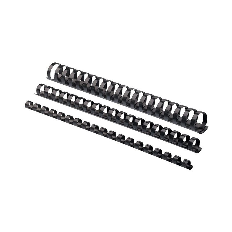 Fellowes Binding Combs Plastic Black 3/4 Inch 25 Pack (52509) - Image 4