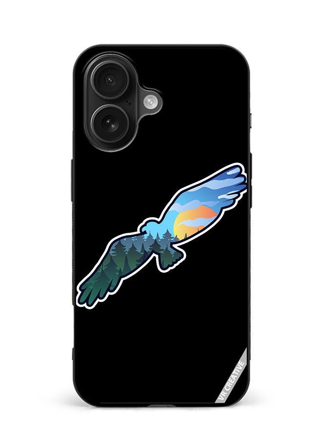 VR CREATIVE Protective Case Cover For Apple iPhone 16 Plus Wild Eagle Design Multicolour