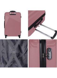 VIPTOUR Luggage Set 3Pcs ABS Trolley Bag Set With Number Lockable System  - Image 3