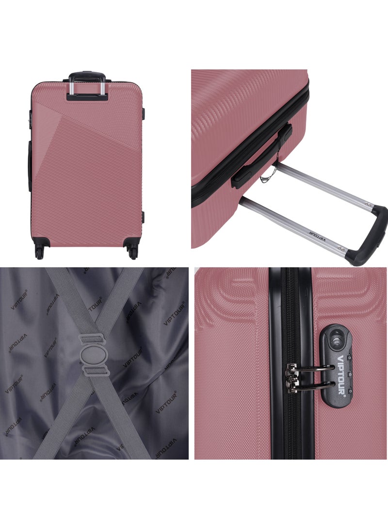 فيبتور طقم حقائب سفر 3 قطع ABS بعجلات مع نظام رقم قابل للقفل - Image 3