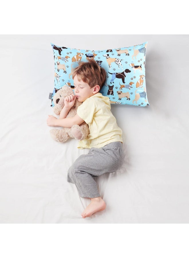 UOMNY Toddler Pillowcases - 2 Pack Pillowslip Case Fits Pillows Sized 13 x 18 or 12x 16 Bedding Pillow Cover for Sleeping Kids Bedding Pillow Cover Dog Kids' Pillowcases - Image 4