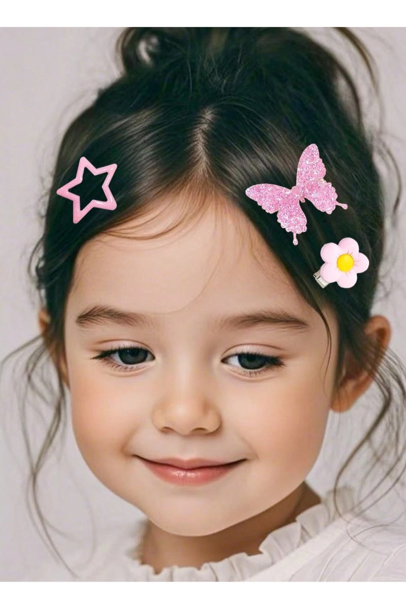 Generic Girls' Hair Accessories Set – 510 Pieces Including Clips and Hair Ties in a Variety of Colors and Unique Shapes. Offers Endless Hairstyling Options and Makes a Practical and Special Gift for Girls of All Ages - Image 5