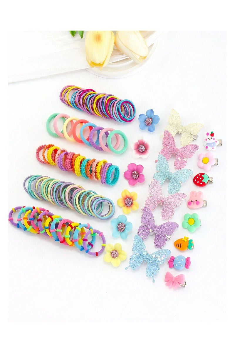 Generic Girls' Hair Accessories Set – 510 Pieces Including Clips and Hair Ties in a Variety of Colors and Unique Shapes. Offers Endless Hairstyling Options and Makes a Practical and Special Gift for Girls of All Ages - Image 4