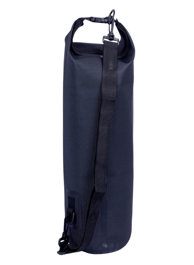 Divik PVC Waterproof Dry Bag Roll Top Camping Bag 5L-20L | Ideal for Travel, Trekking, Hiking, Swimming, Beach & Outdoor Adventures | Black (1Pcs) (10L) - Image 3