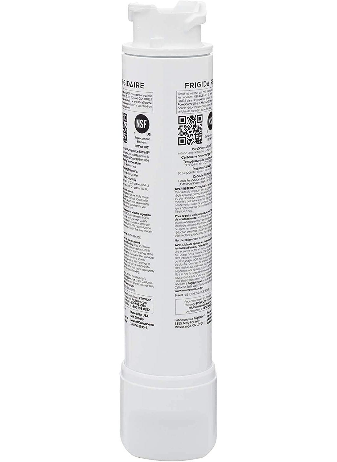 FRIGIDAIRE Frigidaire PureSource Ultra EPTWFU01  PureAir Ultra II PAULTRA2 Water  Air Filter Combo Kit  - Image 5